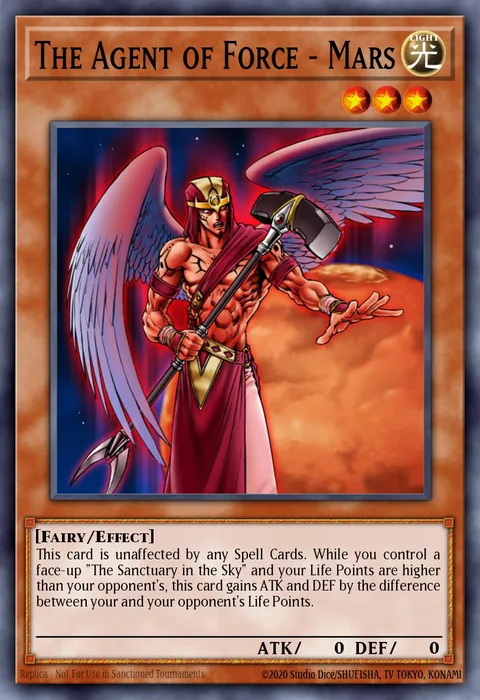 The Agent of Force - Mars trading card