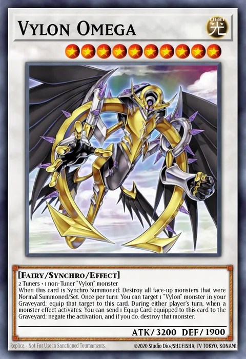 Vylon Omega trading card
