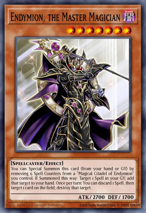 Endymion, the Master Magician trading card