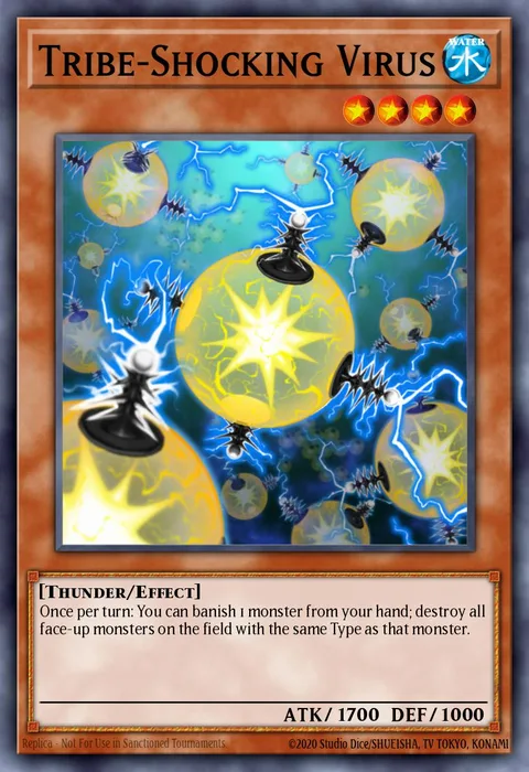 Tribe-Shocking Virus trading card
