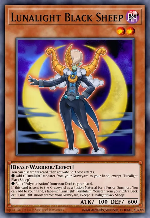Lunalight Black Sheep trading card
