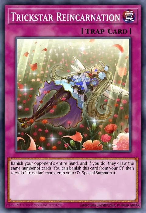 Trickstar Reincarnation trading card