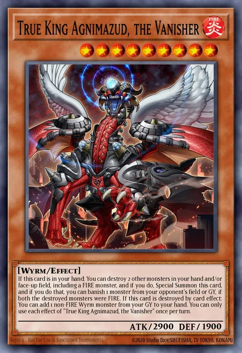 True King Agnimazud, the Vanisher trading card