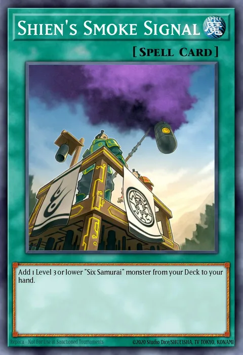 Shien's Smoke Signal trading card