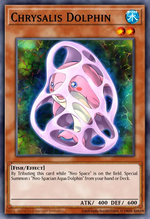 Chrysalis Dolphin trading card
