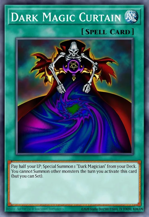 Dark Magic Curtain trading card