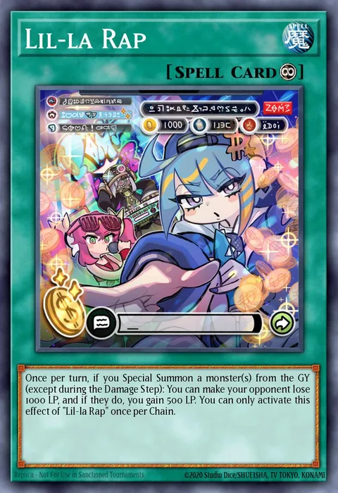 Lil-la Rap trading card