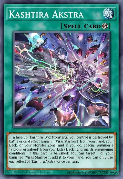 Kashtira Akstra trading card