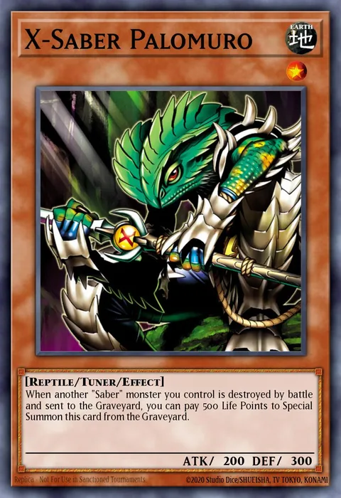 X-Saber Palomuro trading card
