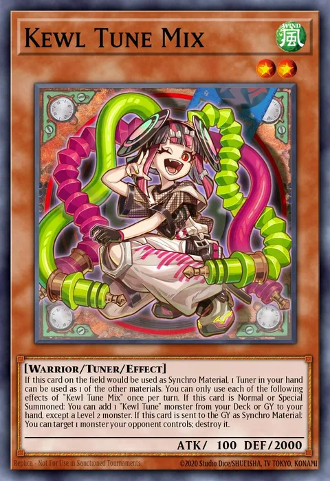 Kewl Tune Mix trading card