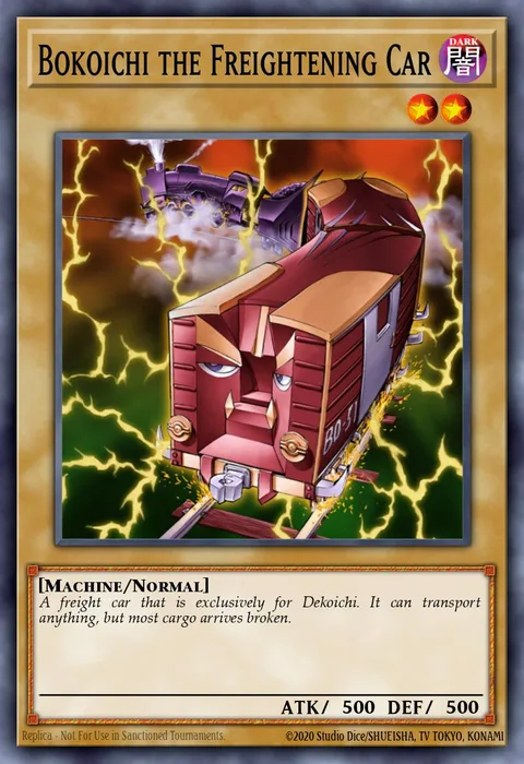 Bokoichi the Freightening Car trading card