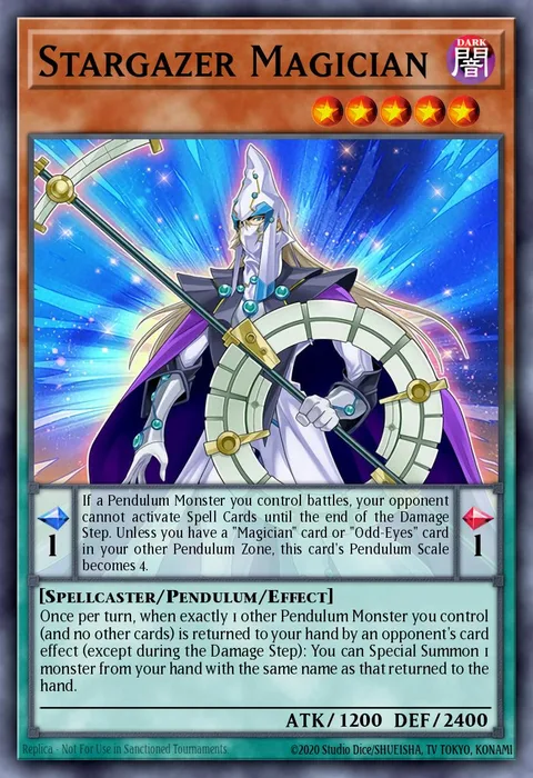 Stargazer Magician trading card