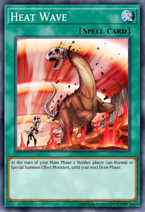 Heat Wave trading card