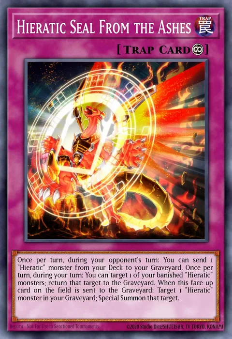 Hieratic Seal From the Ashes trading card