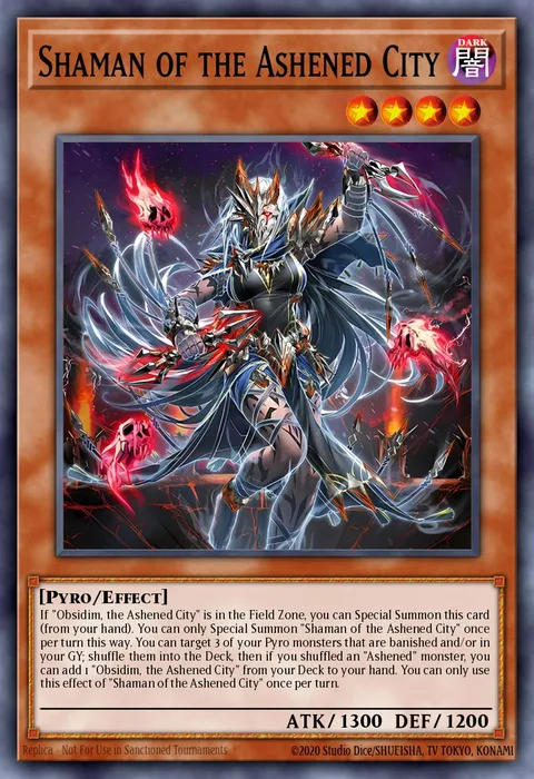 Shaman of the Ashened City trading card