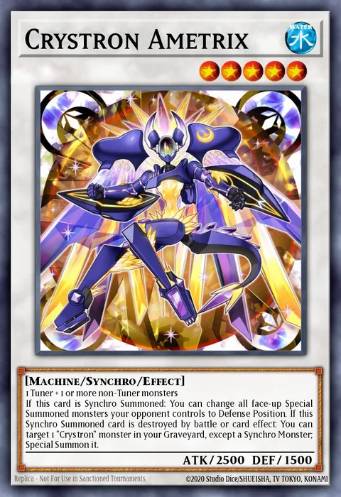 Crystron Ametrix trading card