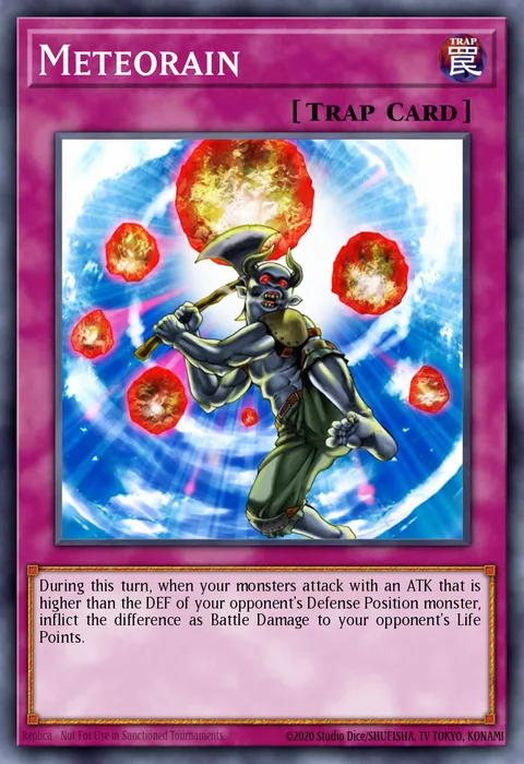 Meteorain trading card