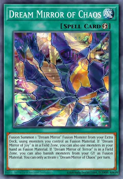 Dream Mirror of Chaos trading card
