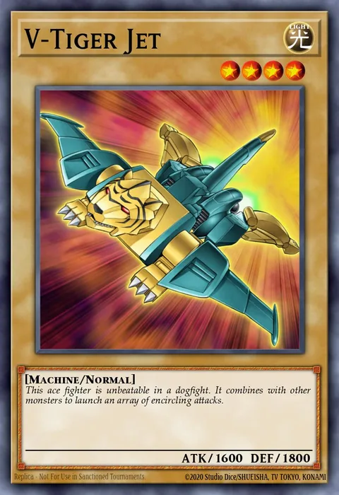 V-Tiger Jet trading card