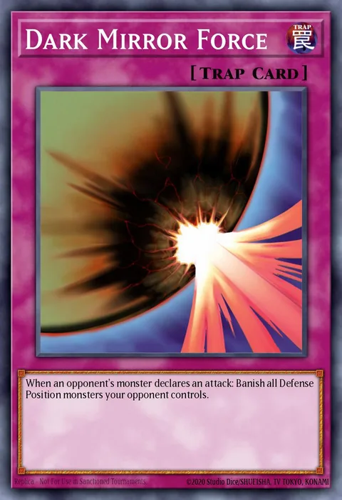 Dark Mirror Force trading card