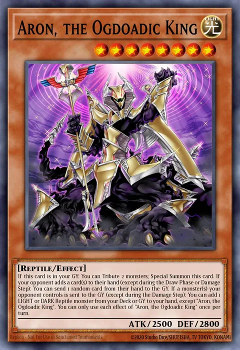 Aron, the Ogdoadic King trading card