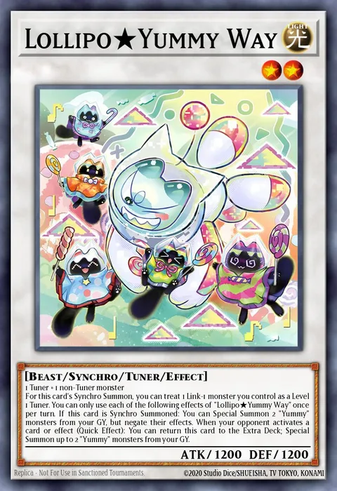 Lollipo★Yummy Way trading card