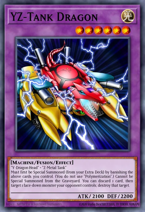 YZ-Tank Dragon trading card