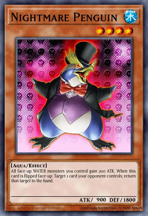 Nightmare Penguin trading card