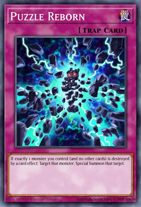Puzzle Reborn trading card