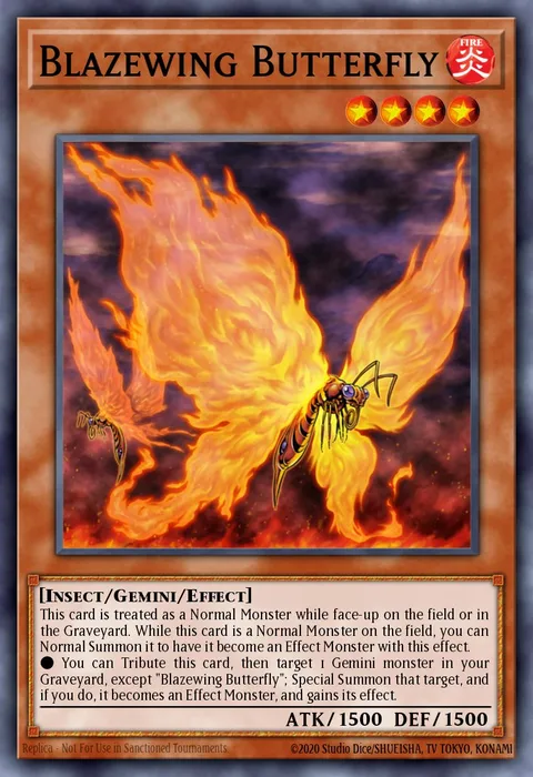 Blazewing Butterfly trading card