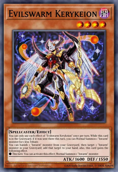 Evilswarm Kerykeion trading card