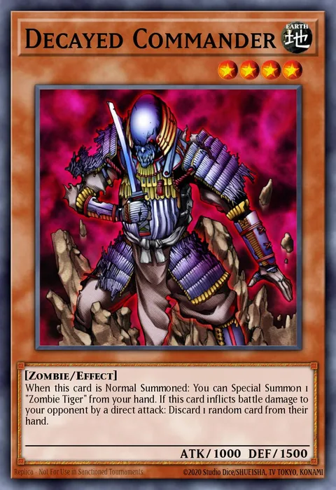 Decayed Commander trading card