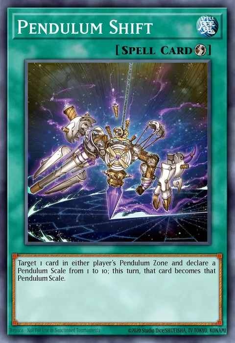 Pendulum Shift trading card