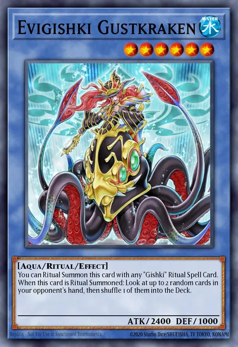 Evigishki Gustkraken trading card