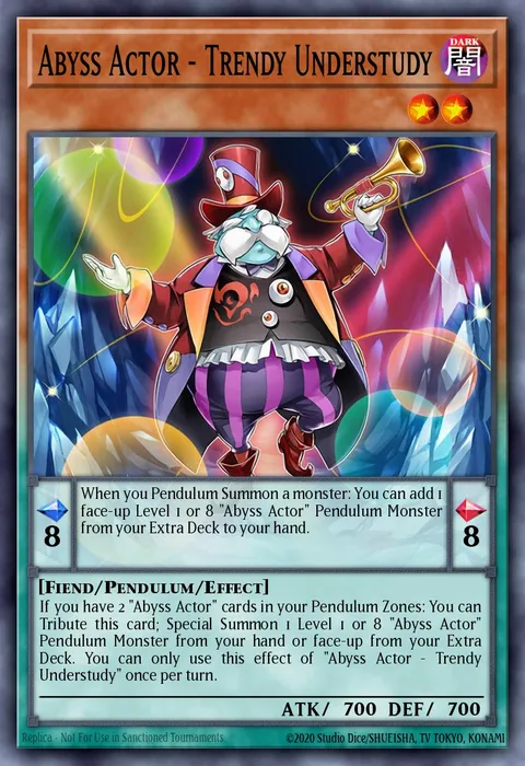Abyss Actor - Trendy Understudy trading card