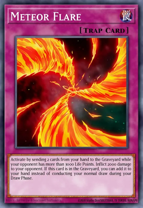 Meteor Flare trading card