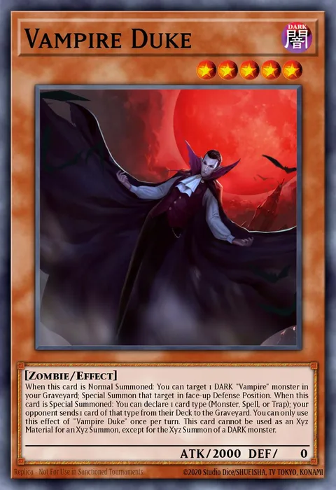 Vampire Duke trading card