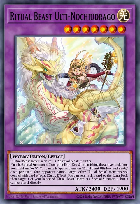 Ritual Beast Ulti-Nochiudrago trading card