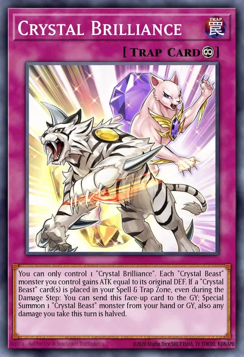Crystal Brilliance trading card