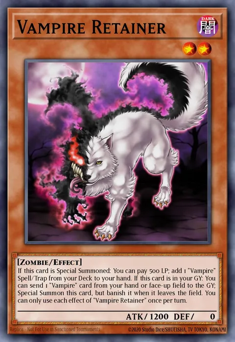 Vampire Retainer trading card