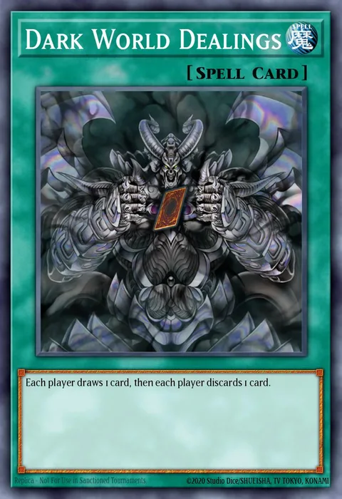 Dark World Dealings trading card
