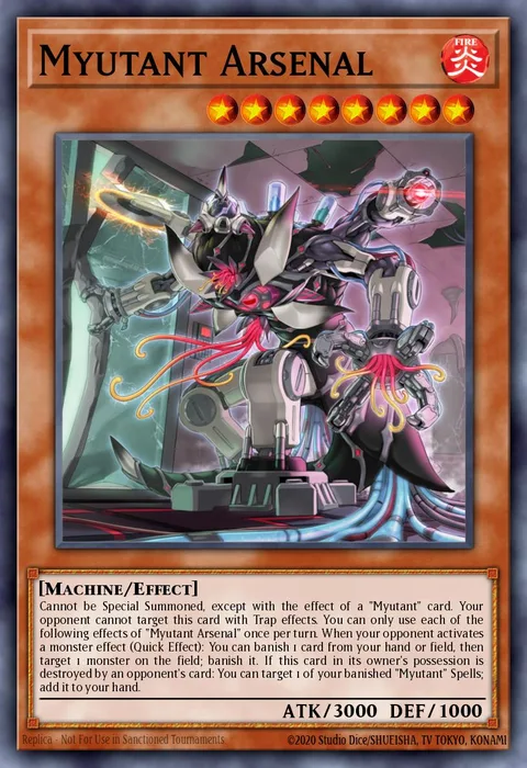Myutant Arsenal trading card