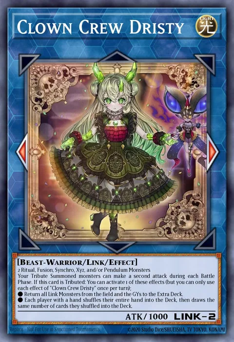 Clown Crew Dristy trading card
