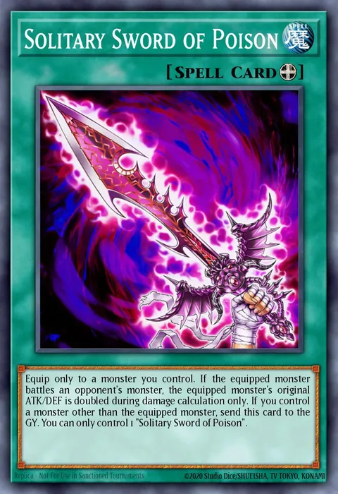 Solitary Sword of Poison trading card