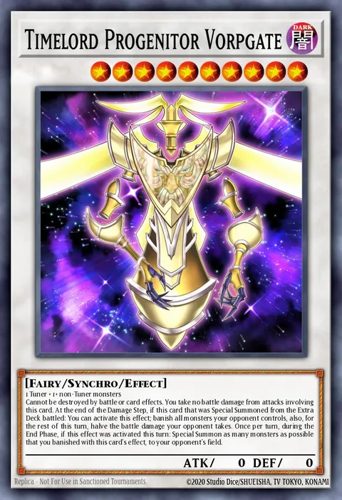 Timelord Progenitor Vorpgate trading card