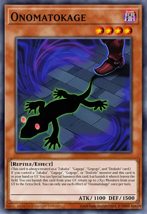 Onomatokage trading card