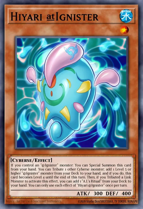 Hiyari @Ignister trading card