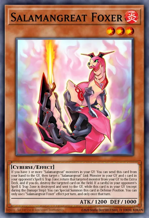 Salamangreat Foxer trading card