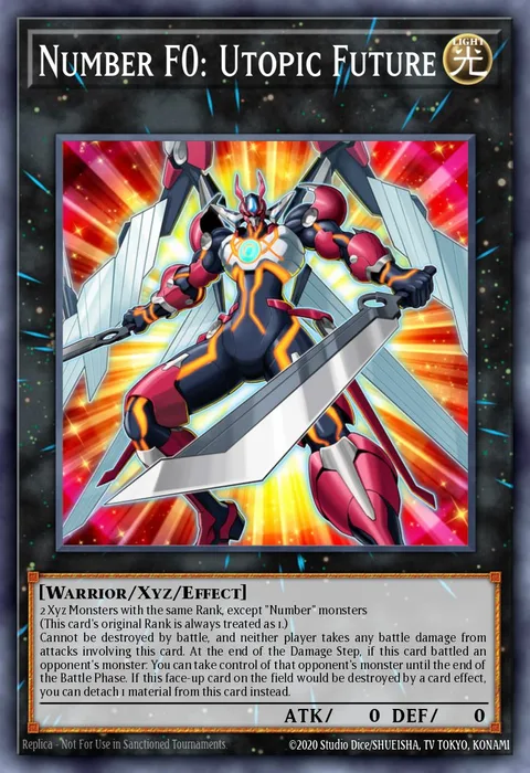Number F0: Utopic Future trading card