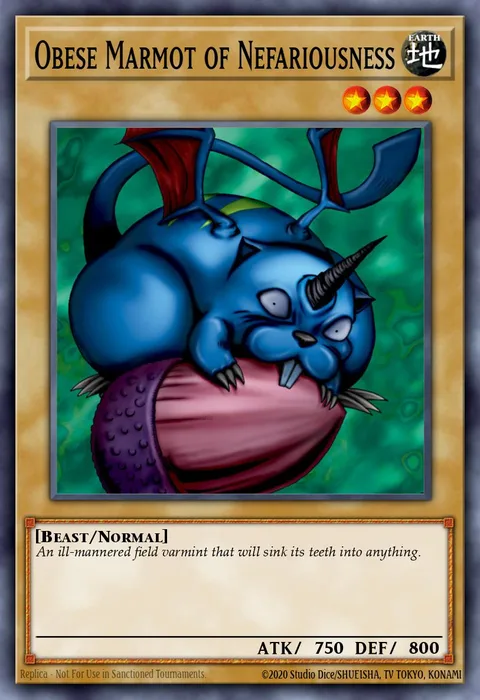 Obese Marmot of Nefariousness trading card